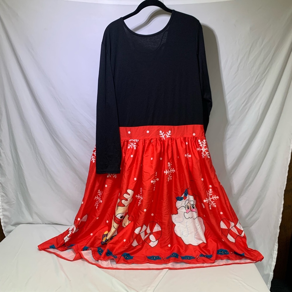 NWOT Christmas Dress - Black with Red Bottom
